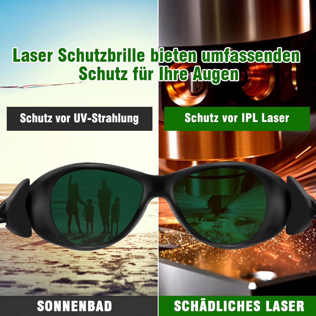 Okulary ochronne IPL 200NM-2000NM Laserowe usuwanie włosów HPL/IPL, okulary ochronne UV IPL, urządzenie do usuwania włosów dla pracowników kosmetologii