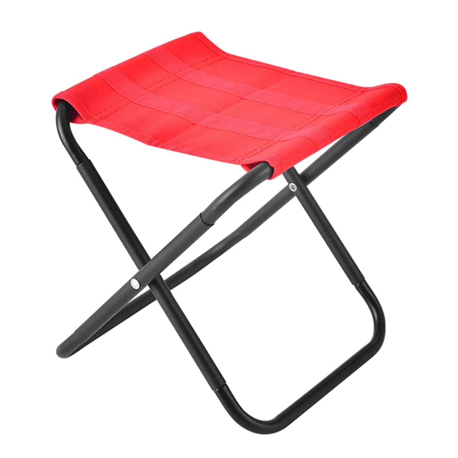 FAXIOAWA Sedie da Campeggio Campeggio all'aperto Escursionismo Picnic Seggiolino da Viaggio Sedia da Barbecue Leggera Sgabello Pieghevole Sedile Pieghevole Ultraleggero Sgabello Piccolo (Color : Red)