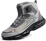 Steel Toe Work Sneakers for Men Women Lightweight Comfortable Industrial & Construction Work Safety Shoes