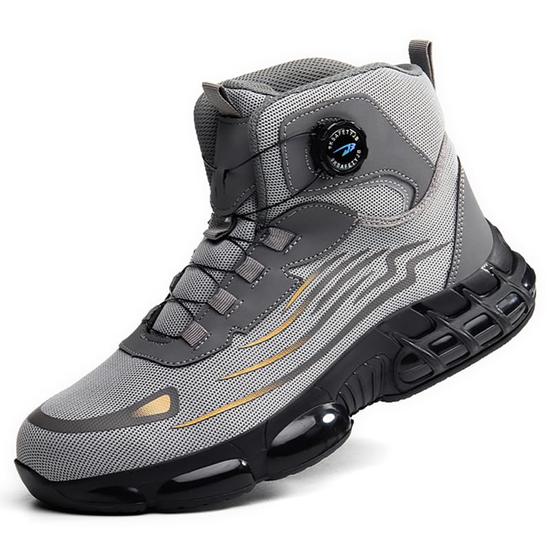 Image of Steel Toe Work Sneakers for Men Women Lightweight Comfortable Industrial & Construction Work Safety Shoes