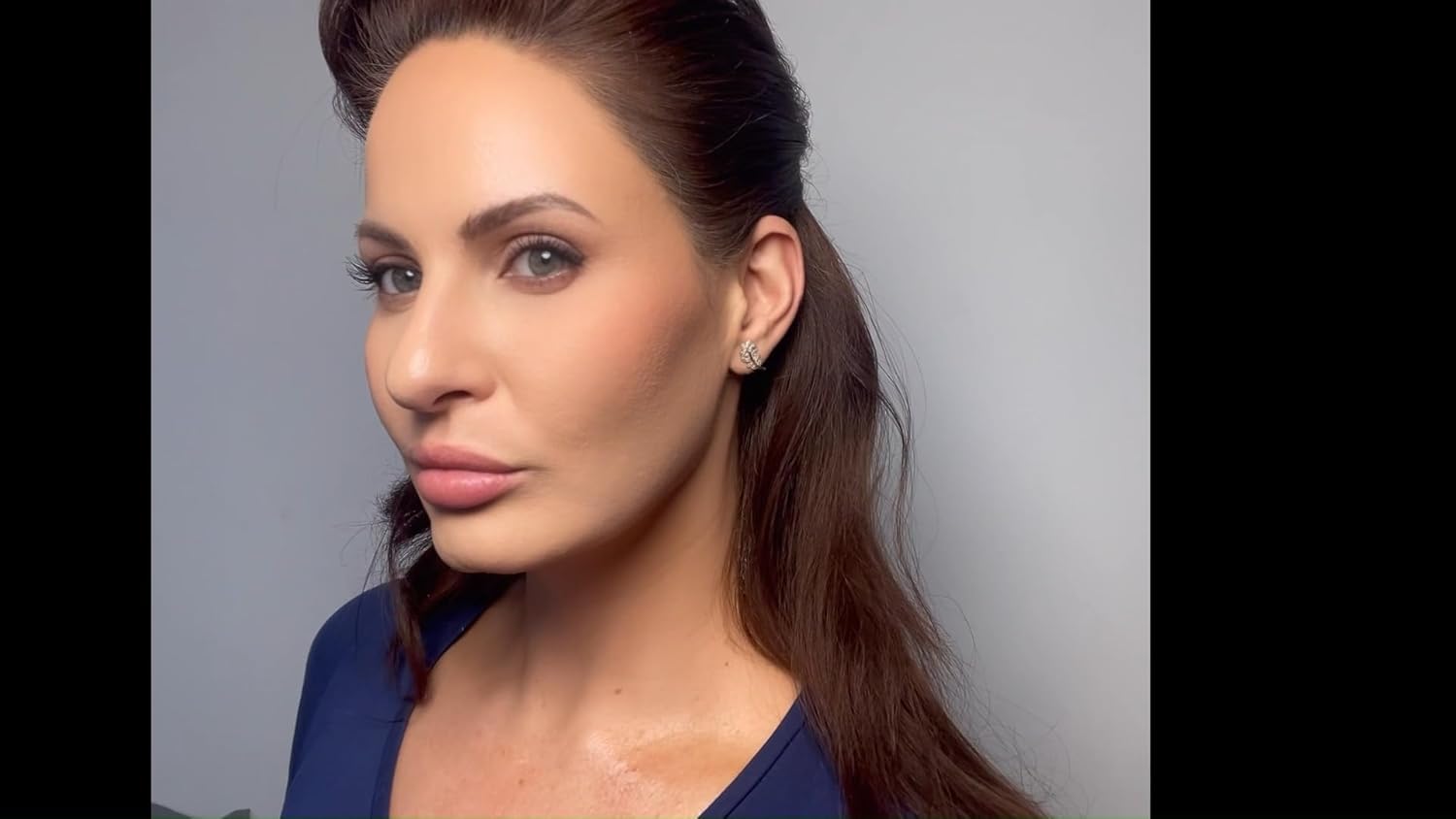 Sparkly Crystal Huggie Hoop Earrings, Tarnish Resistant 18k Yellow Gold Filled - Image 6