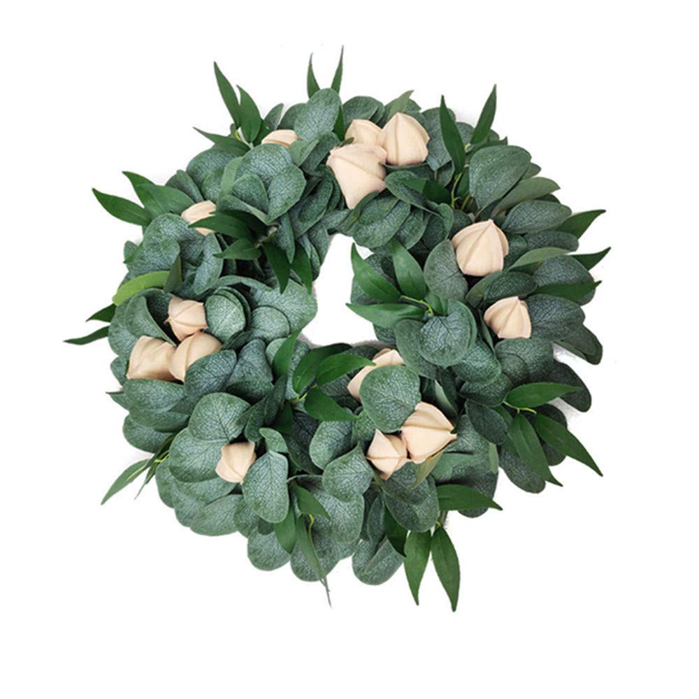 Guirlande De Noël Décoration Artificielle Vert Feuilles Porte Avant Guirlande Fleur Artificielle Guirlande pour Mur Fenêtre Porte Parti Décor 4