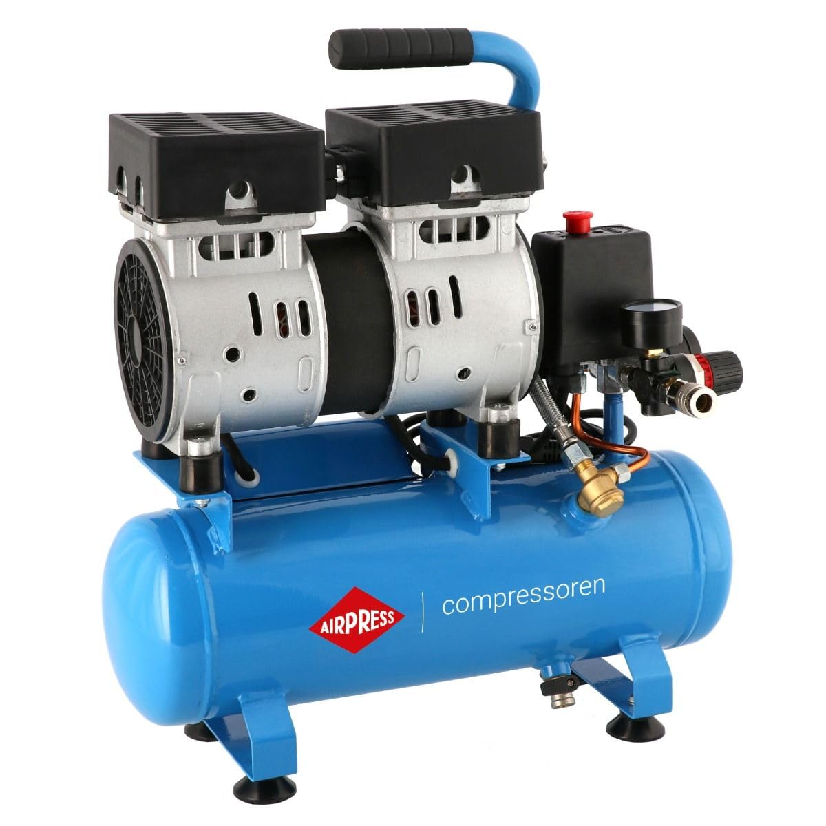Airpress L 6-​105 Silent Compressor - Olievrij - 6L - 8 bar