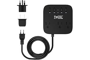 Introducing the Essential Travel Companion: FOVAL European Travel Plug Adapter with International Shipping