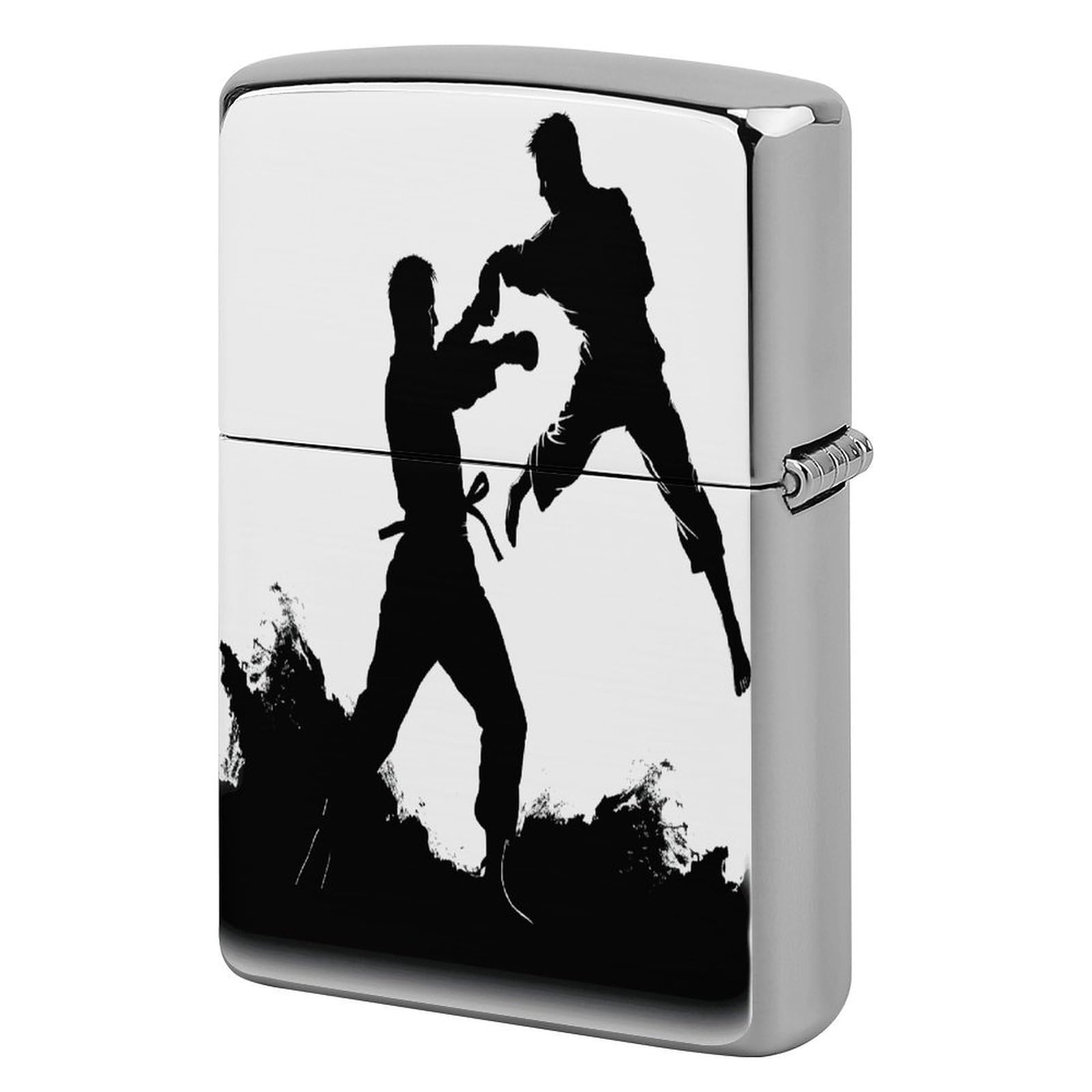 Fekiloot Style Kickboxing Lighter Case Cover Metal Lighter Case