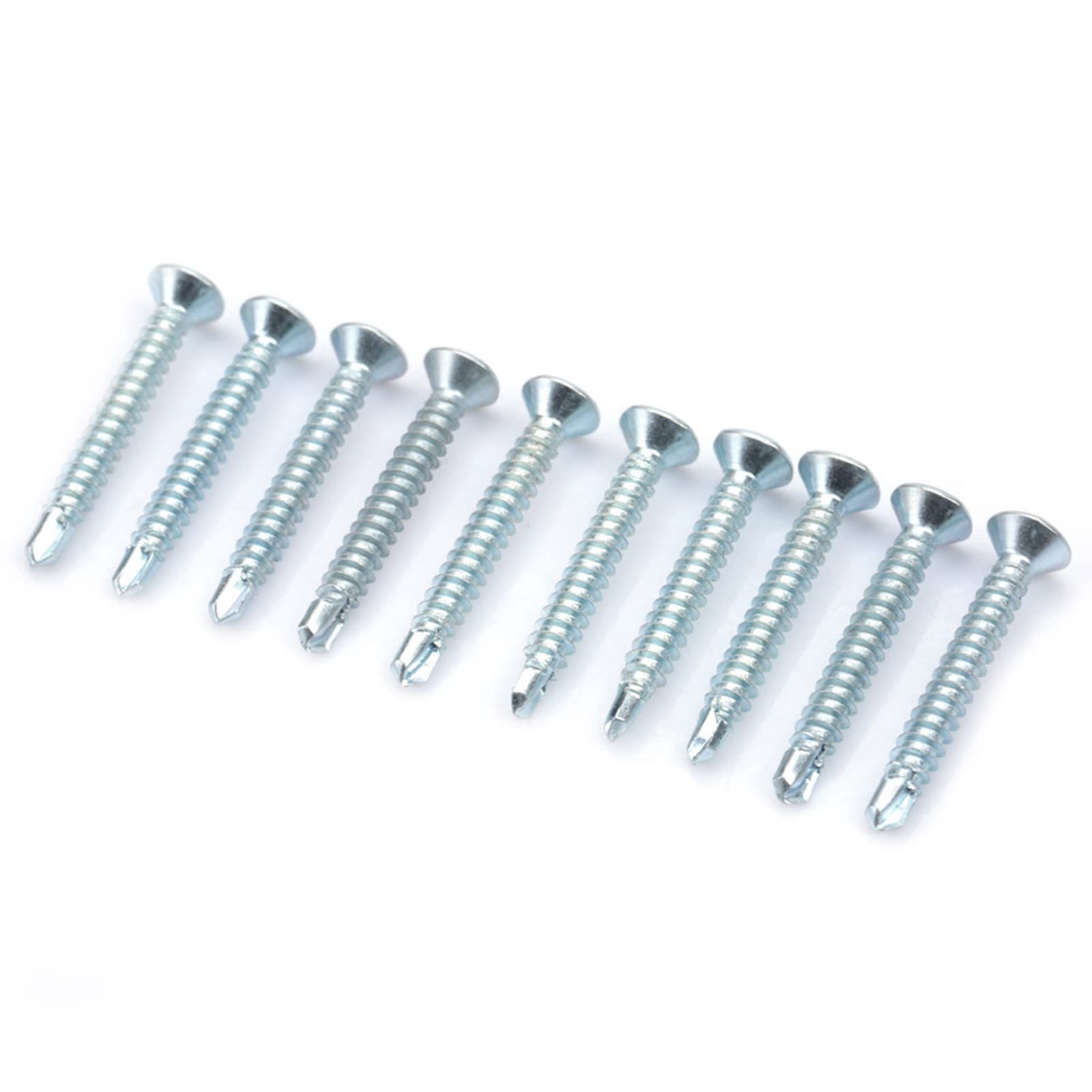 Fdit Self-drilling Screw Drilling Tail Screw Set Screw Fastener, Self-Drilling for Home(M4.2 * 50(50PCS))