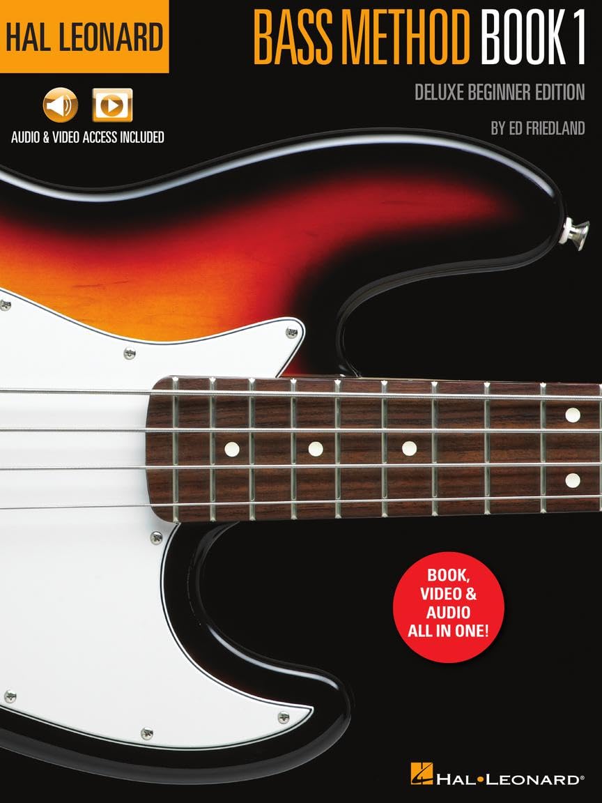 Hal Leonard Bass Method Book 1. Deluxe Beginner Edition Audio & Video Access Included