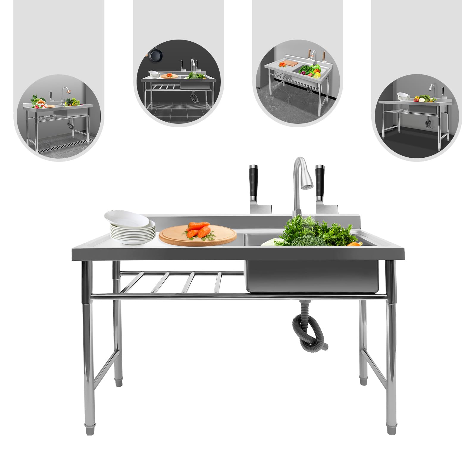 Sink Ikea Outdoor Countertops Utility Sink Free Standing Stainless