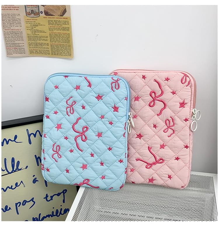 Funda para portátil acolchada con lazo rosa 13 pulg miniatura 4