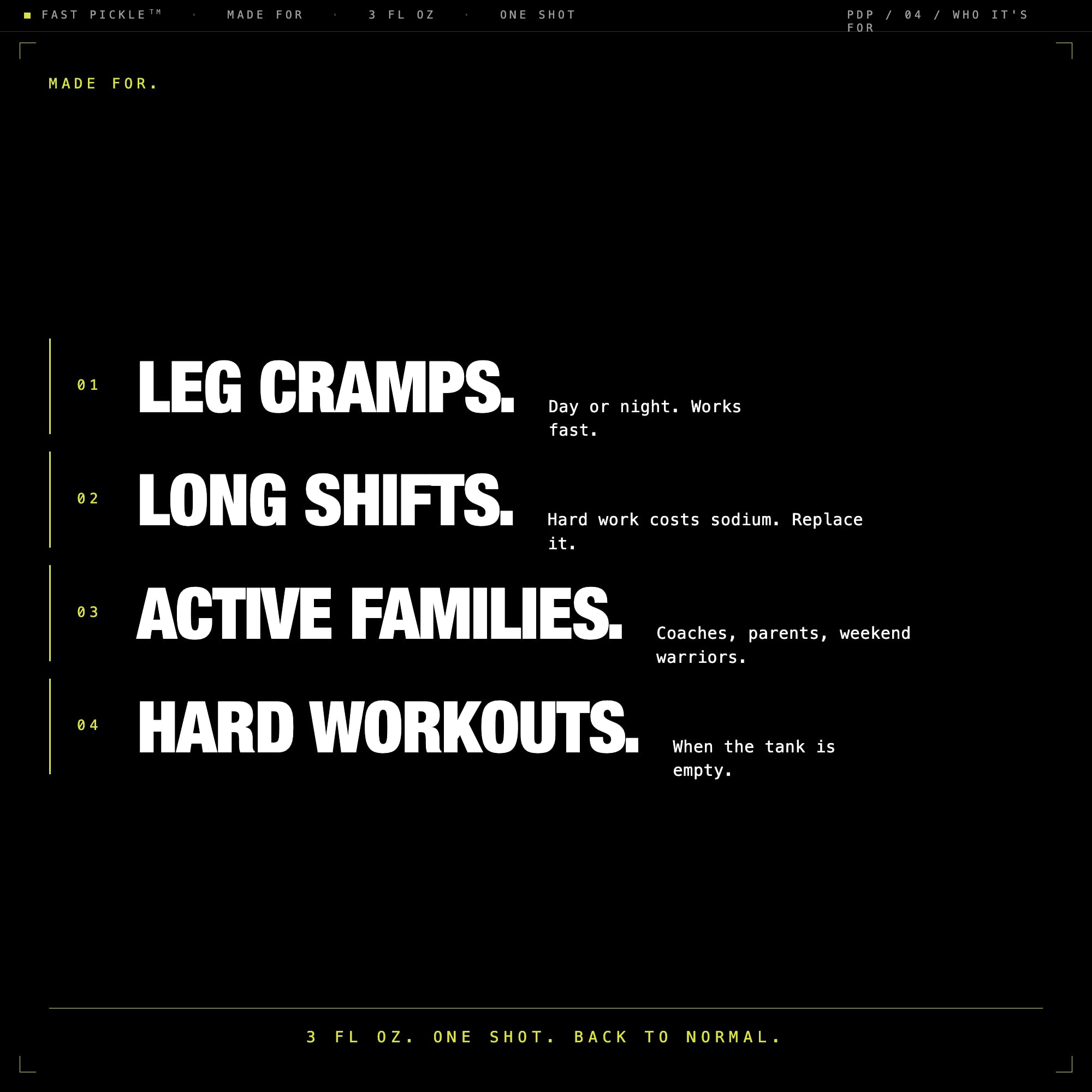 Fast Pickle Juice Shots for Leg Cramps Electrolyte Replacement 6 Pack | 570mg Sodium Per Serving No Sugar No Caffeine Natural Dill Brine 3 oz Bottles Post-Workout Muscle Recovery product thumbnail 6