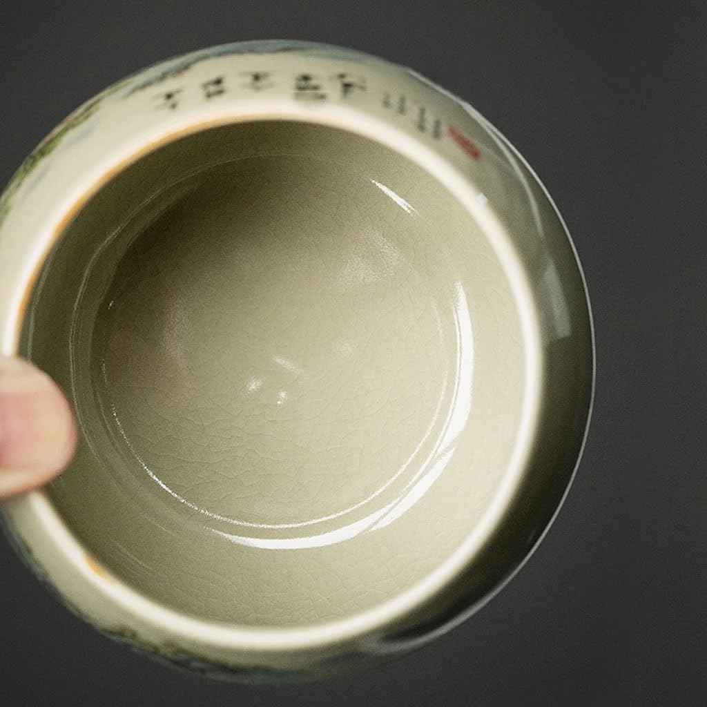 Słoiki Kuchnia Przechowywanie Słoik Uszczelniony Słoik, Przechowywanie herbaty, Zielona Herbata Puszka Ceramiczna Puszka Do Przechowywania, Przenośna Podróżna Herbata Zestaw Herbaty
