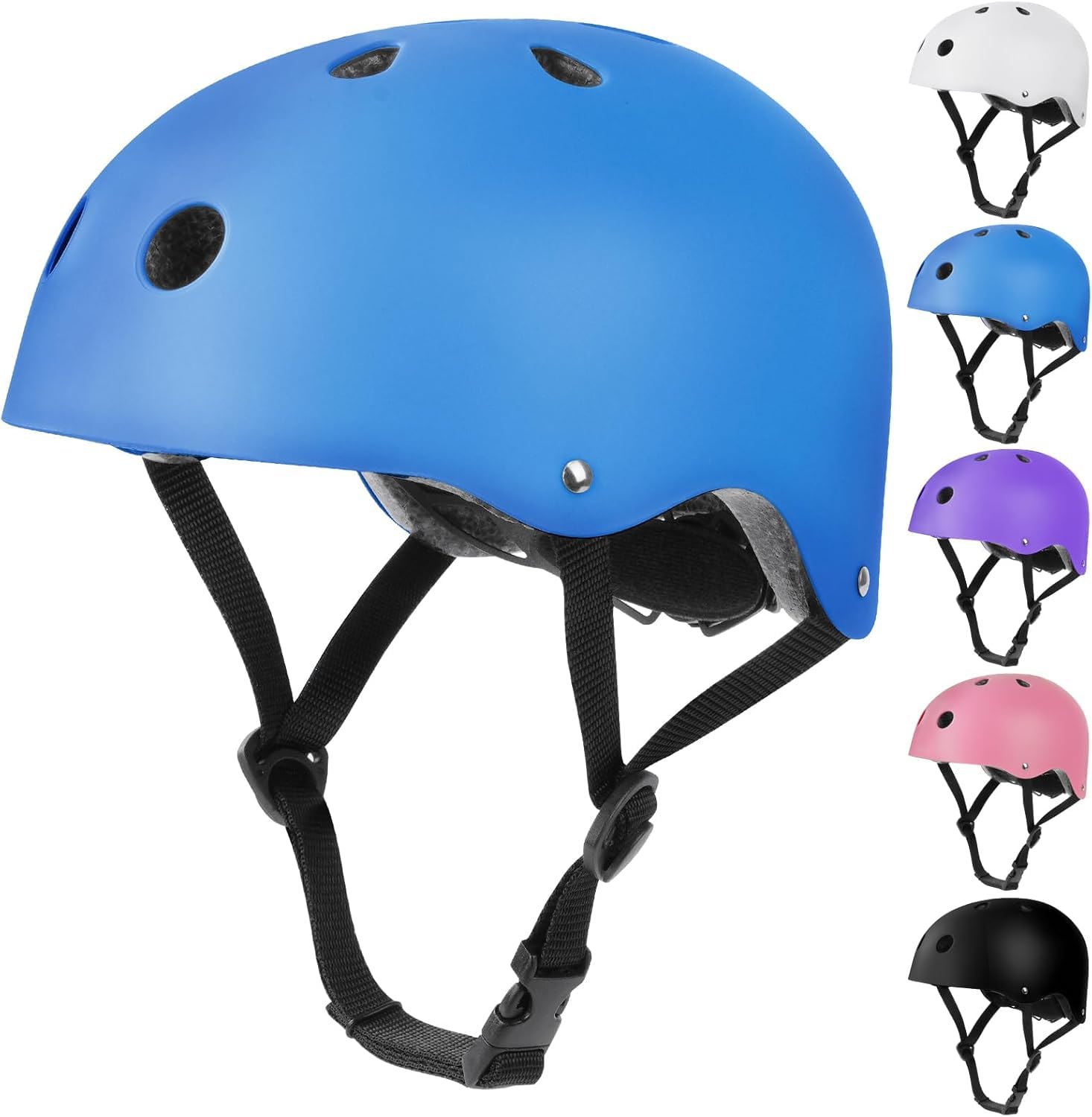 Flintronic 1 Pack o 7 Packs Casco Bicicleta para Niños, Ajustable para 2 a 13 Años, Casco de Scooter, Equipo para Deportes al Aire Libre — view 16