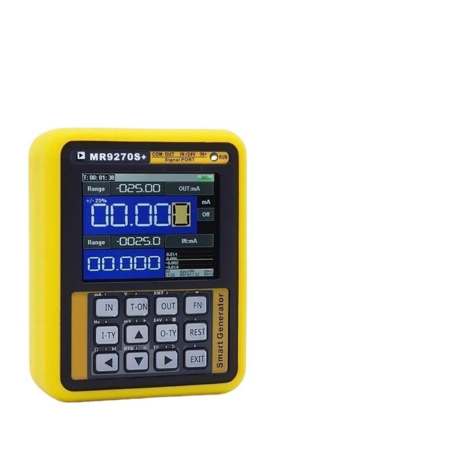 MR9270S + Generador de señal portátil Calibrar Voltaje Actual PT100 Termopar Transmisor presión Registrador Frecuencia PID 4-20MA para Uso doméstico