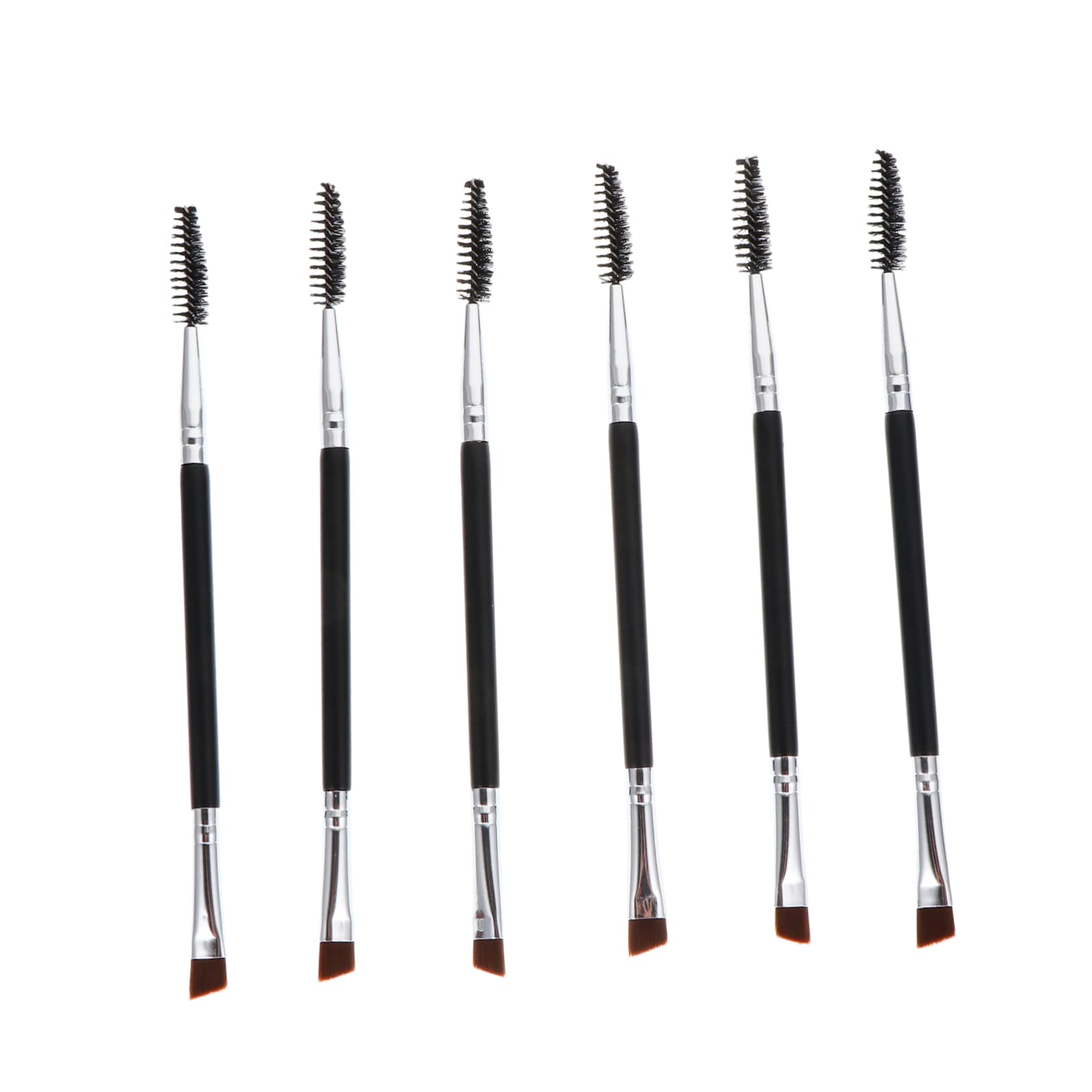 HAPINARY 6pcs Eyebrow Angled Brush for Suit for Women Multifunctional Brow Makeup Brush Set for Birthday Present