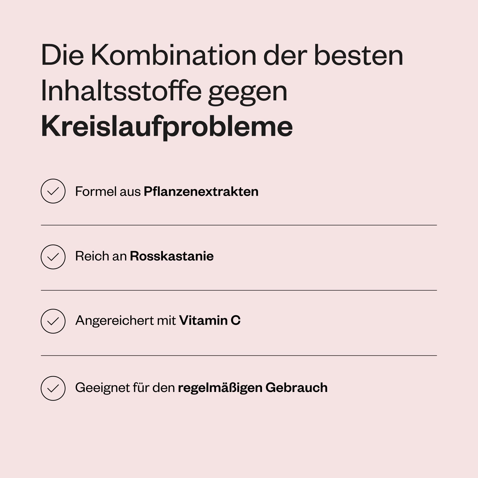 VeinoMax - Rosskastanien- und Pflanzenextrakt-Komplex - Vegan - SuperSmart