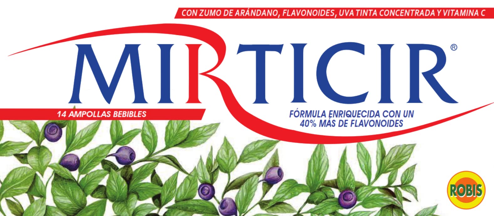 Robis Mirticir Complemento Alimenticio Natural - 14 Unidades