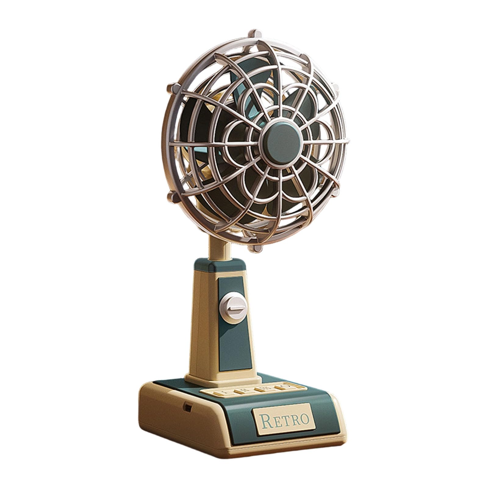 Alksubbm Portable Air Cooling Desktop Table Fan with 3 Adjustable Speeds Quiet Small Air Circulators Fan for Any Room Enduring Personally Small