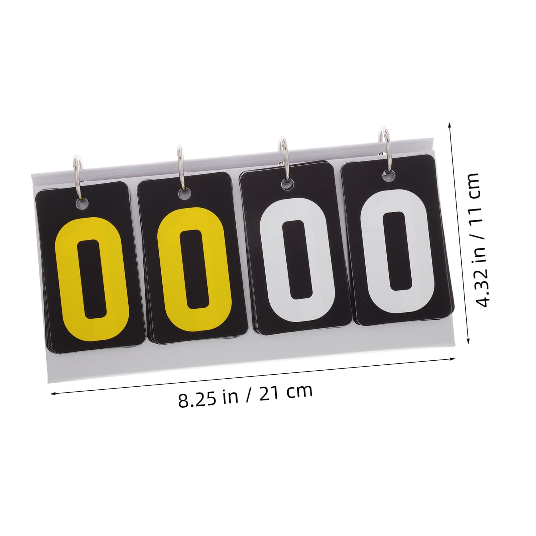 BESTonZON Updates 4- Portable Flip Scoreboard for Sports Tabletop Scoreboard Large Font