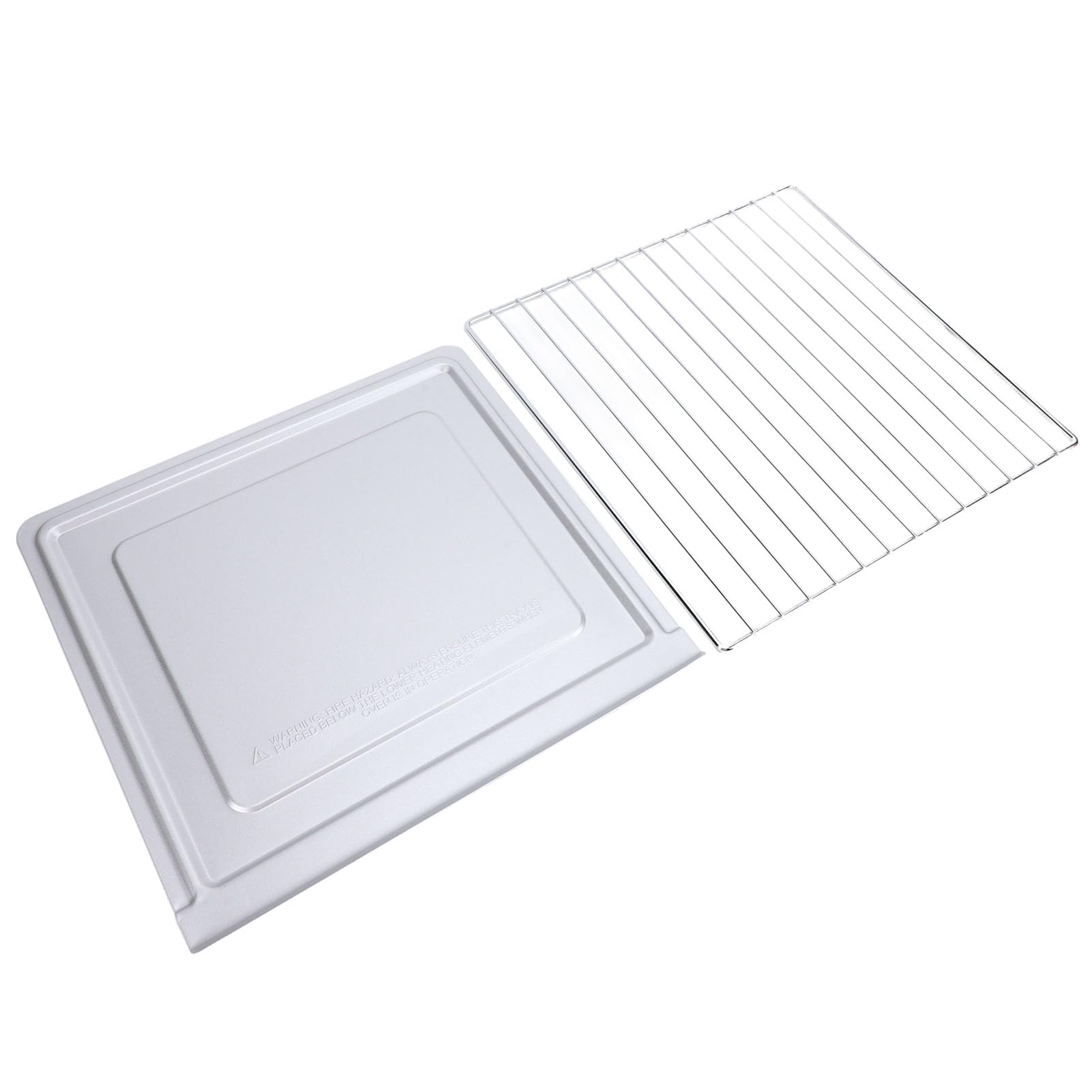 Cryfokt Plateau de Cuisson en Acier Inoxydable et Grille pour Four, avec
