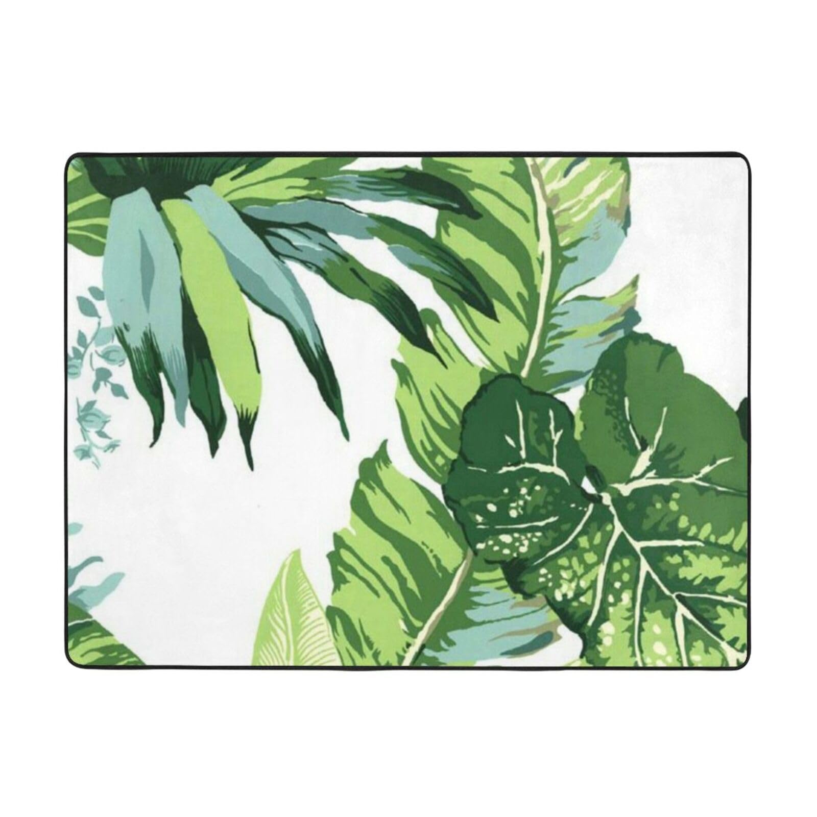 Tapis flanelle antidérapant 160x120 cm doux et sécurisé pour toute la maison