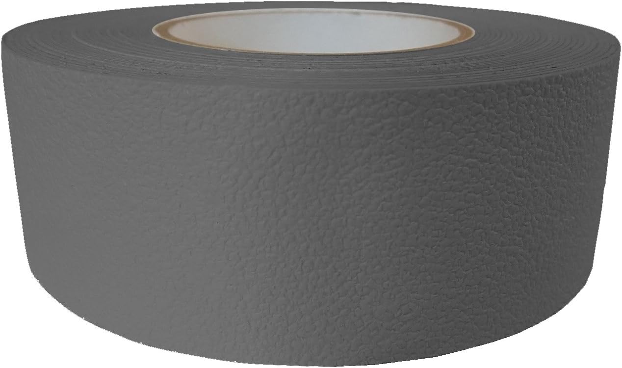 ifloortape Barefoot Friendly Rubberized Anti Slip Tape 2 Inch x 30 Foot Roll - Grey