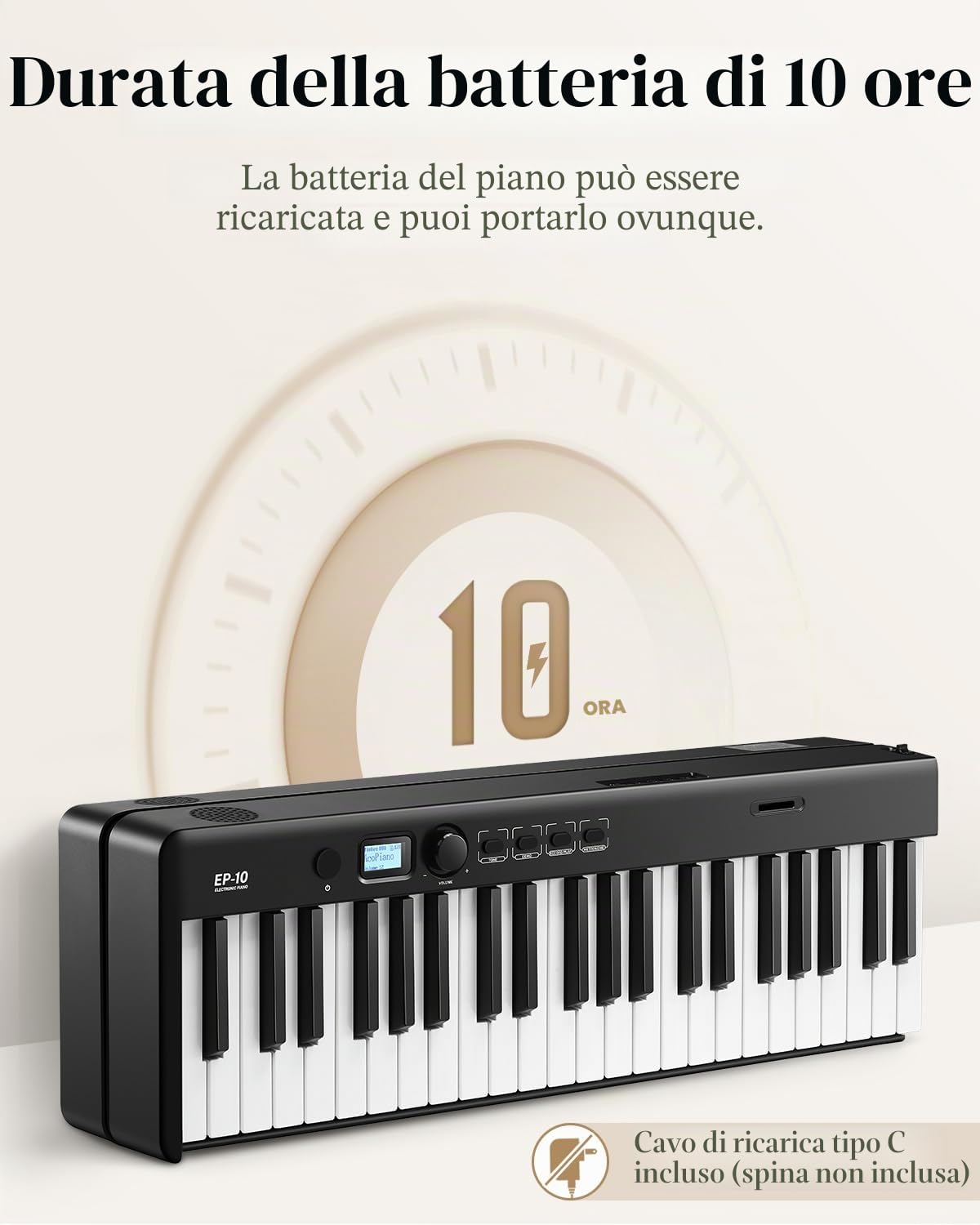 Eastar EP-10 88 Keys Fold Piano