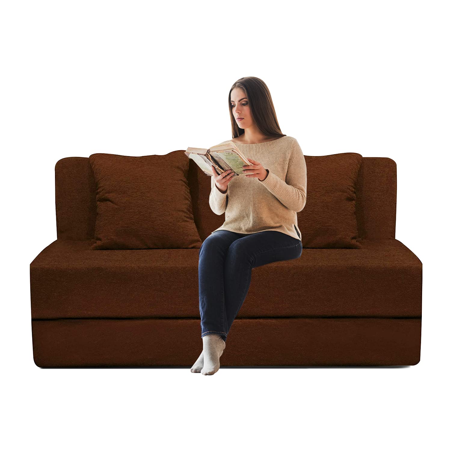 See full amazon price history chart for DECOR VILLAGE Jute Fabric One Seater, Folding Sofa Cum Bed For Living Room & Office, Bedroom, Lightweight, Washable Cover - 3X6 Feet,- Brown Color DECOR VILLAGE Jute Fabric One Seater, Folding Sofa Cum Bed For Living Room & Office, Bedroom, Lightweight, Washable Cover - 3X6 Feet,- Brown Color (B0D41QKR72) Amazon Price History, Amazon Price Tracker