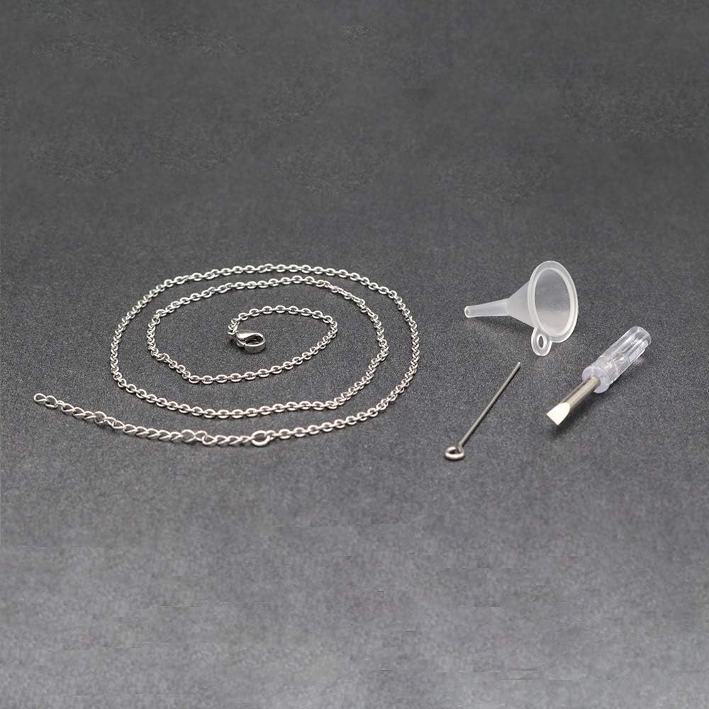 SIYUU Infinity Love Cremation Jewelry for Women Men Urn Pendants for Ashes Holder Memorial Keepsake Urn Necklace Cremation Ashes Jewelry for Pet/Human - Image 4