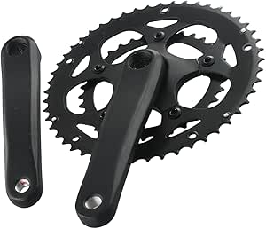 Pédalier Suntour Cyclone 170mm – 144 BCD, Carré Conique, Pour Vélo Route/fixe