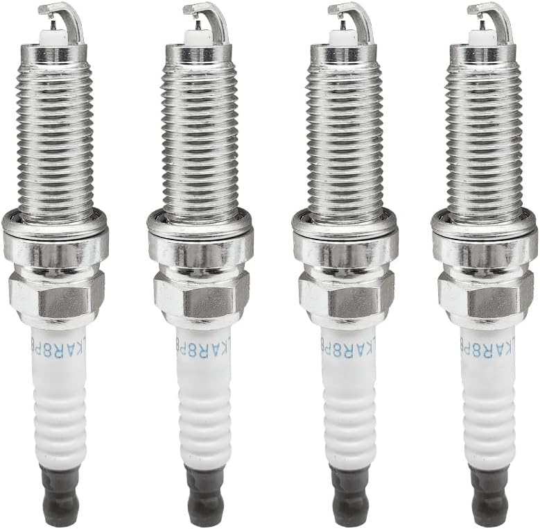 Iridium Spark Plugs (4 Pack) - Fit for Honda Accord CR-V Civic Acura MDX RDX TLX 2018-2024, Replace 12290-6A0-A01, 92411, DILKAR8P8SY