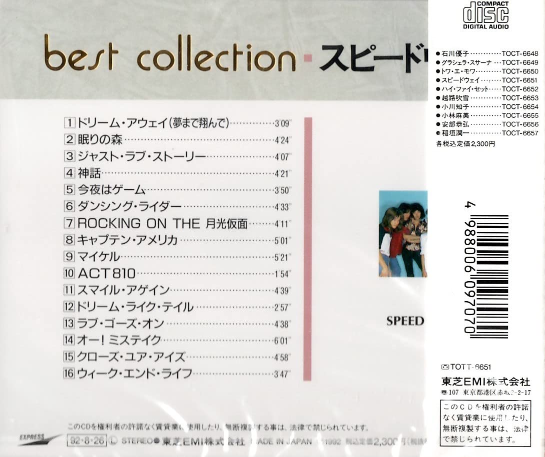 Amazon.co.jp: CDベストコレクション スピードウェイ SPEEDWAY 小室