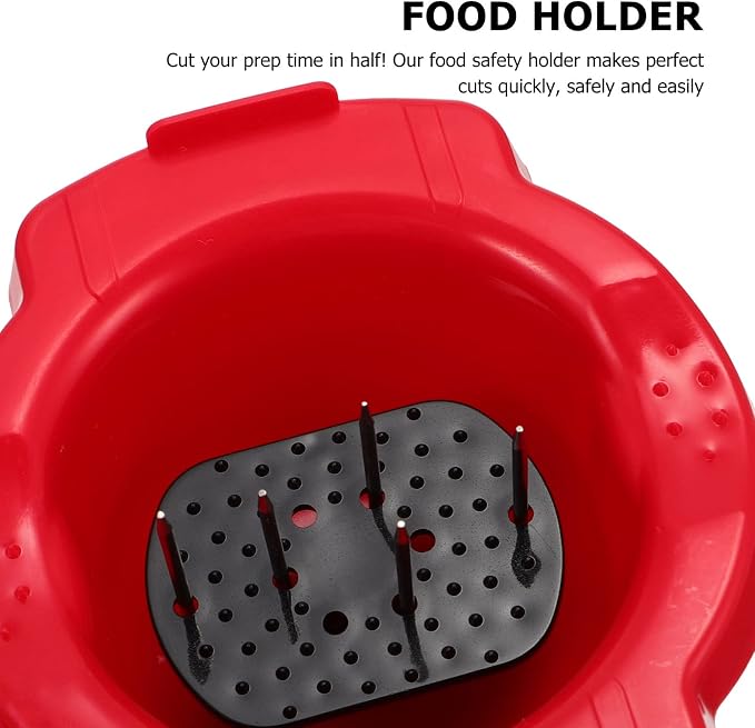 Protector de Cortadora Mandolina para Cocina Rojo miniatura 7