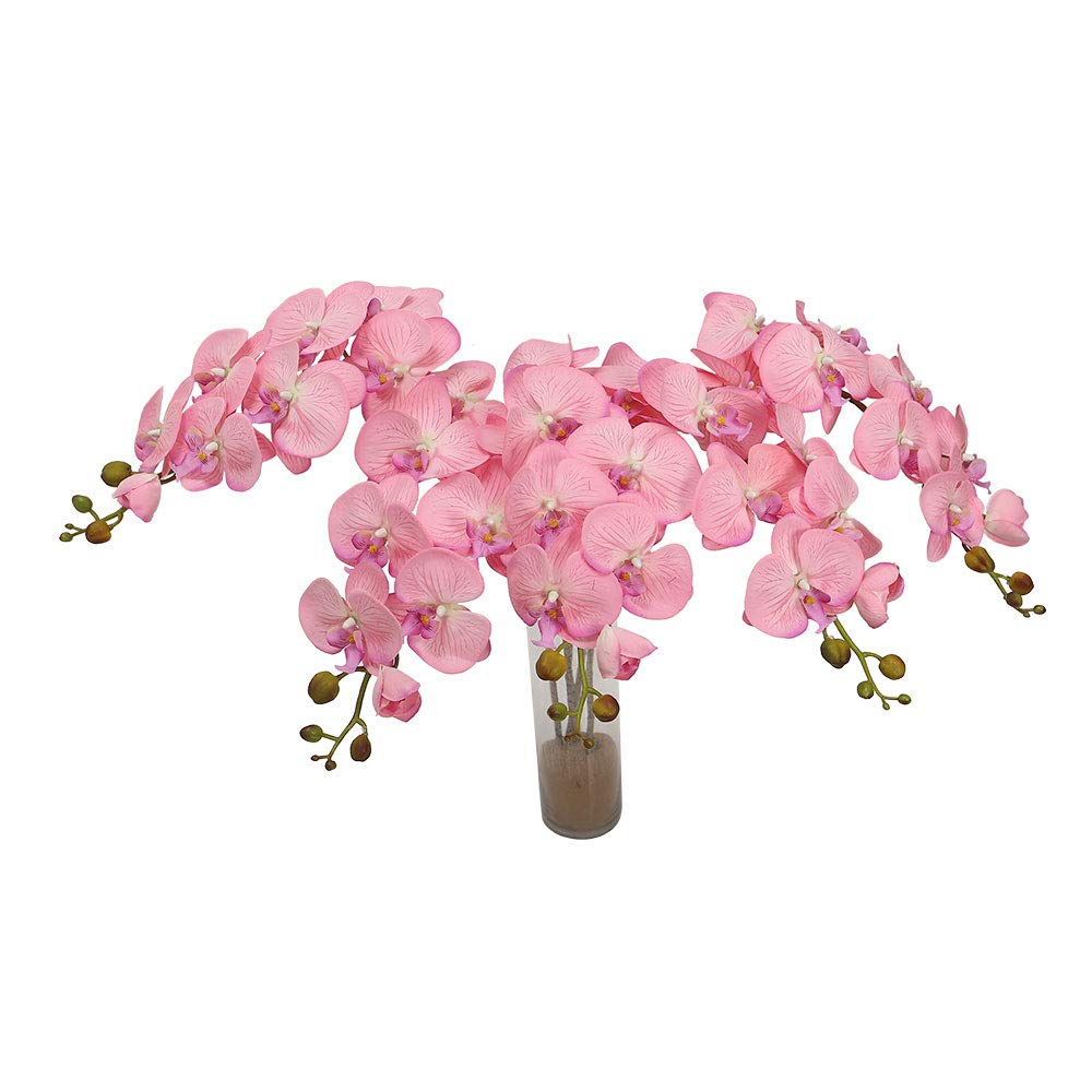 Sponsored Ad – YATAI Pack of 5 Artificial Orchid Flowers Silk Phalaenopsis Orchid Branches Artificial Plants Wholesale Fake Flowers for Home Table Centerpiece Festival Ornament Wedding Decoration (Pink)