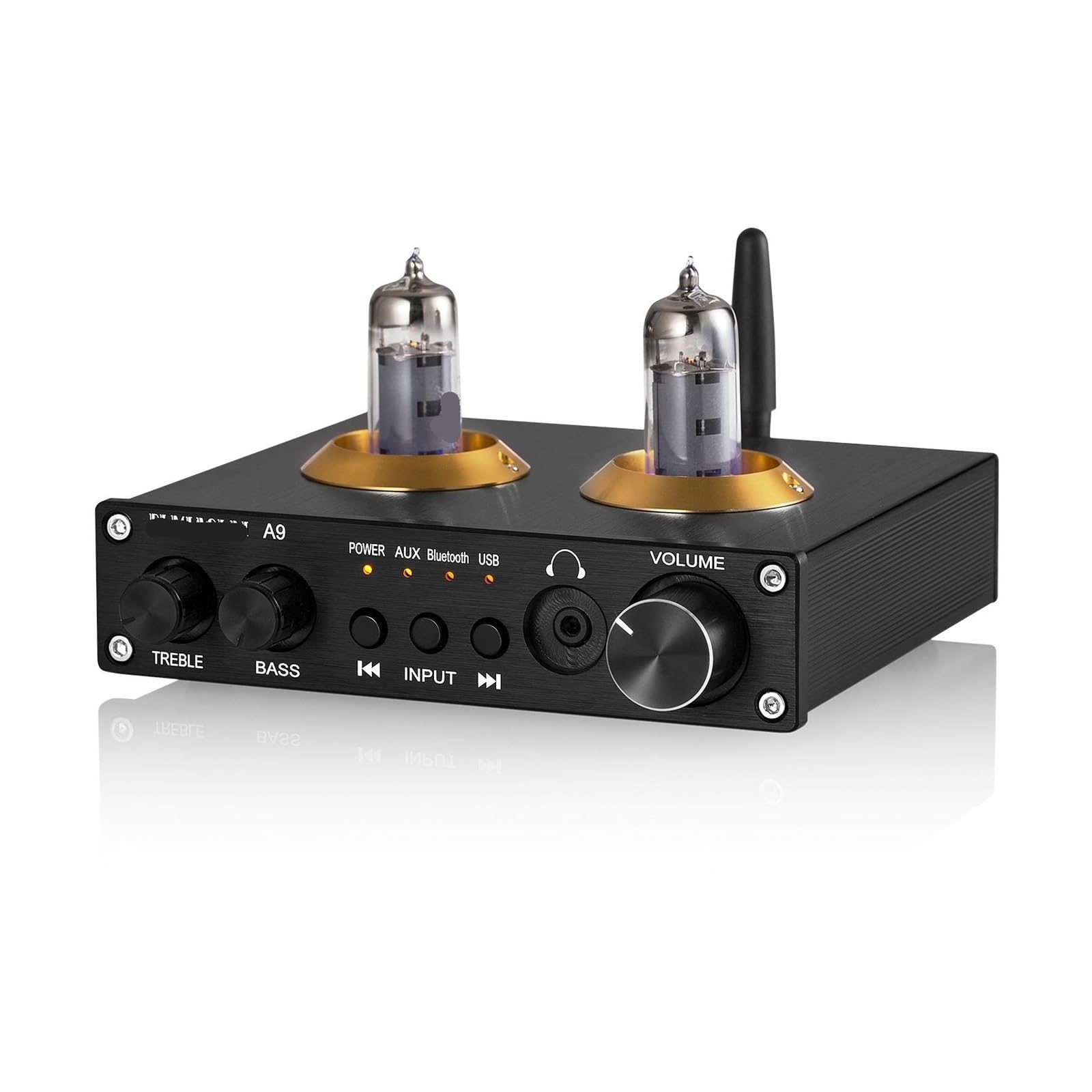 A9 6K4 tube preamplifier NE5532 OP AMP AUX 5.0 U HIFI stereo mini headphone preamplifier