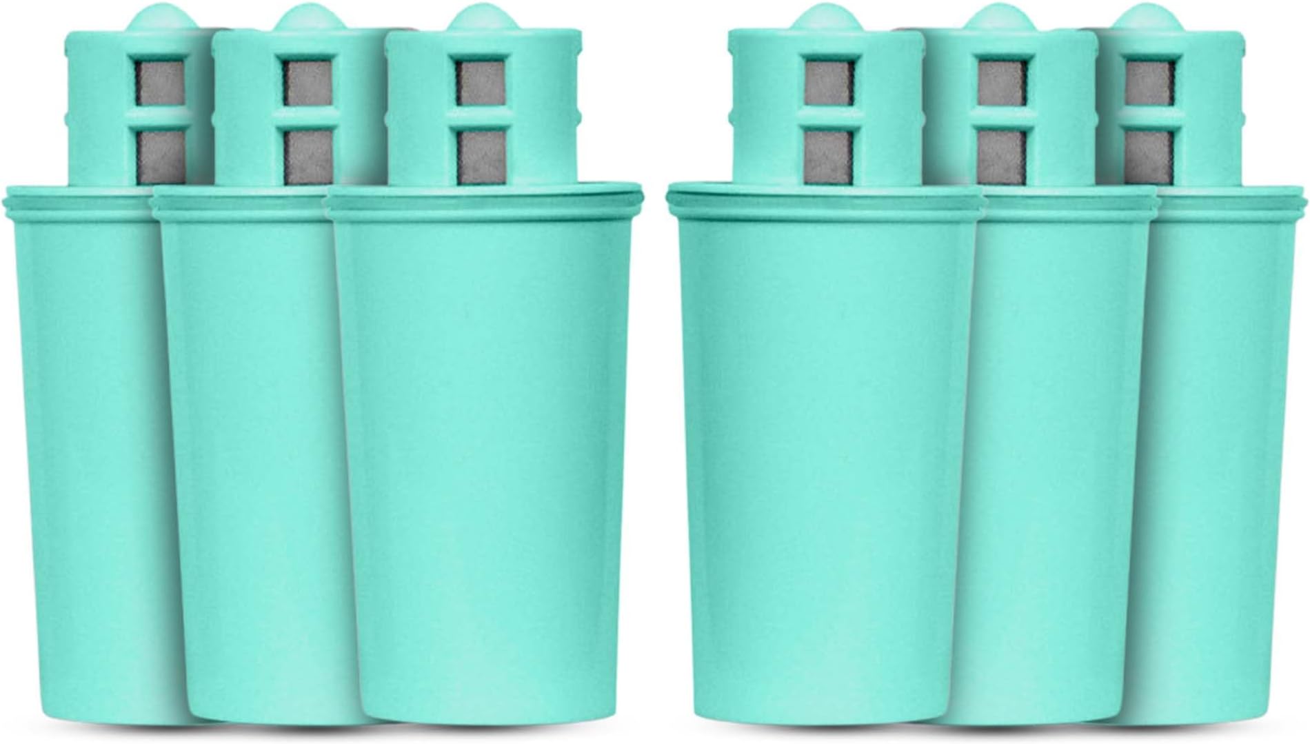 Crystal Quest Alkalizing Water Filter Pitcher Cartridge - Advanced Filtration for Clean, Healthy Water, Enhances Mineralization, Long-Lasting Design, Easy Installation - 1,000 Gallons [Pack of 6]