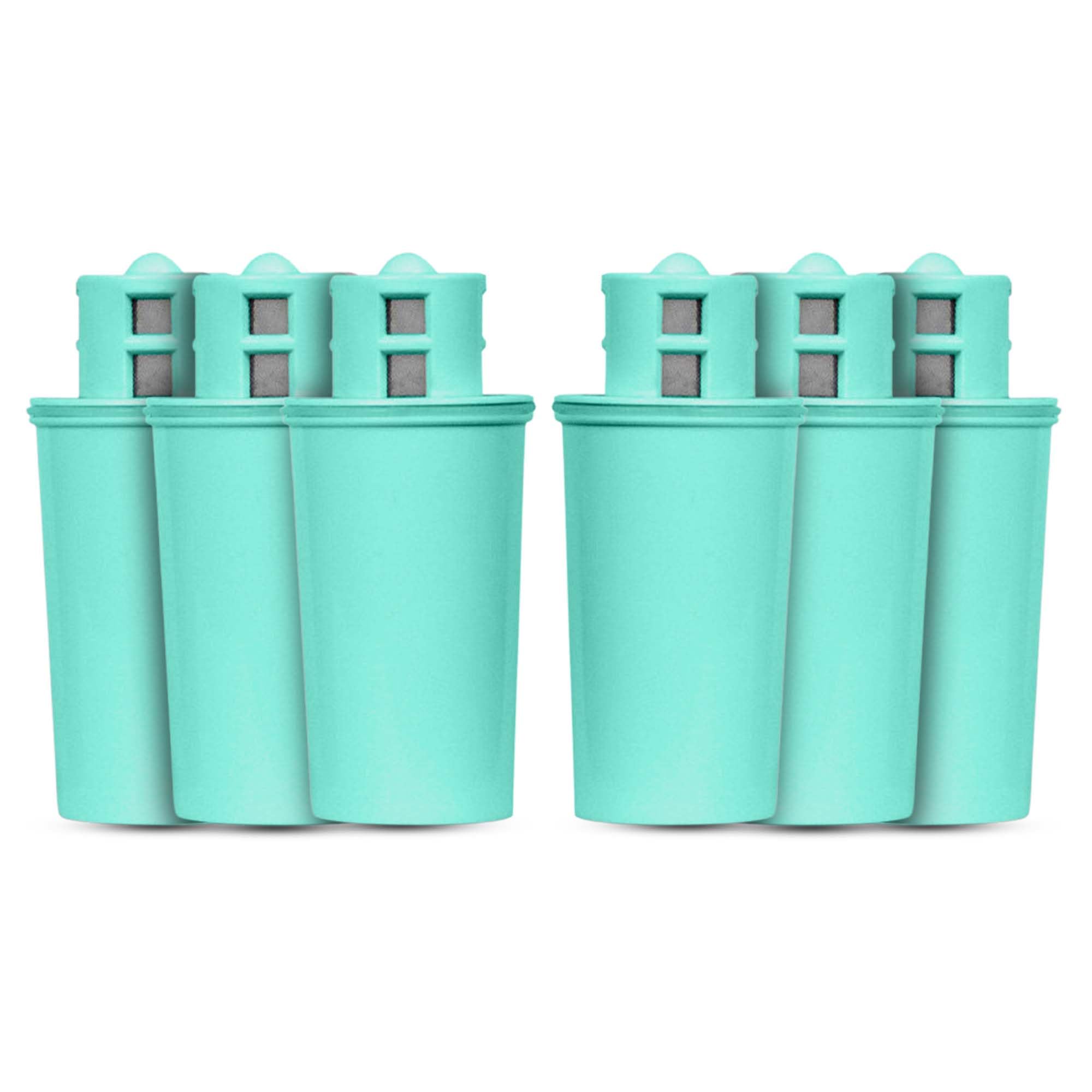 Crystal Quest Alkalizing Water Filter Pitcher Cartridge - Advanced Filtration for Clean, Healthy Water, Enhances Mineralization, Long-Lasting Design, Easy Installation - 1,000 Gallons [Pack of 6]
