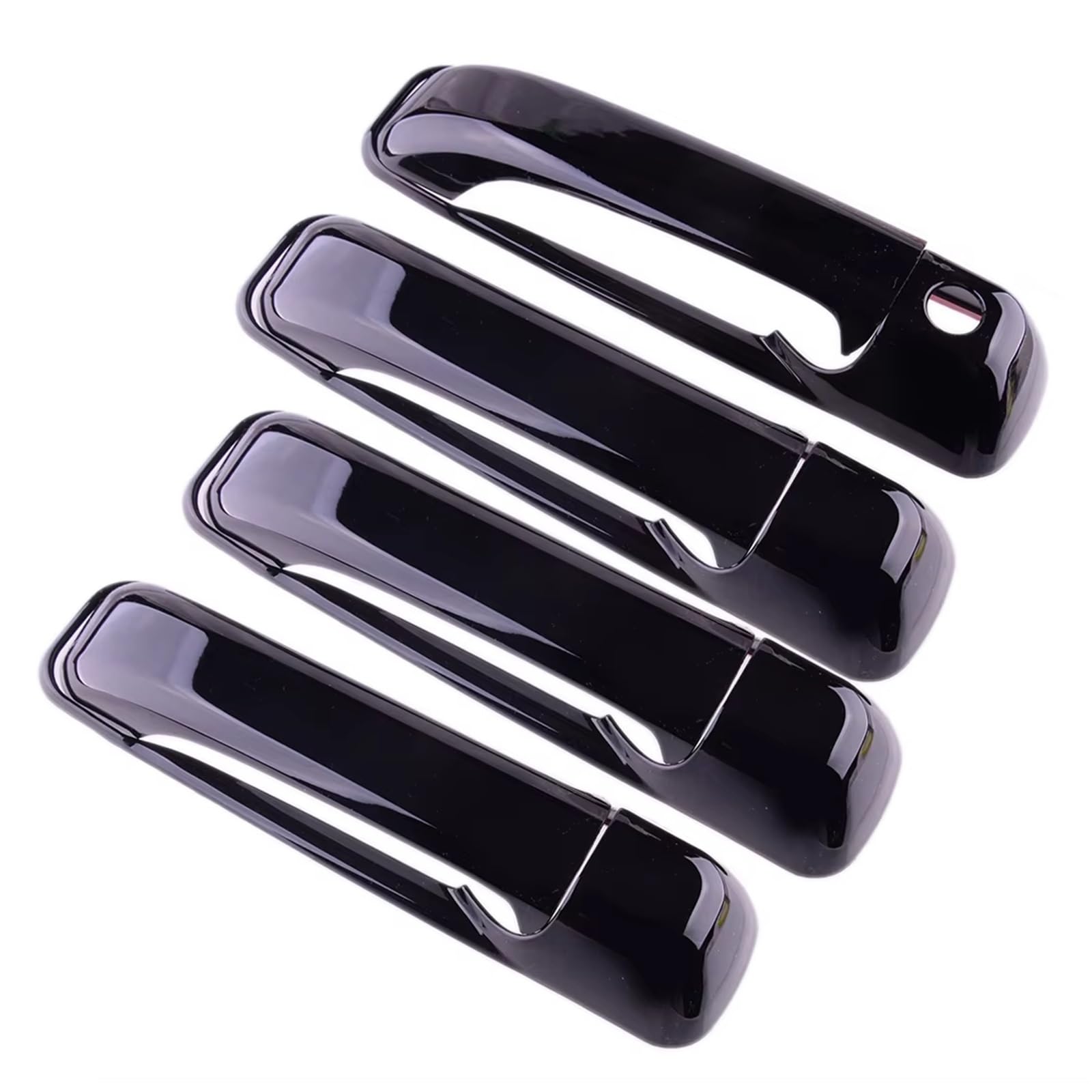 TRGDFDAA Door Handle Trims Covers Compatible with Jeep for Grand for Cherokee 2005 2006 2007 2008 2009 2010 Car Exterior Door Handle Cover Trim Set Decoration
