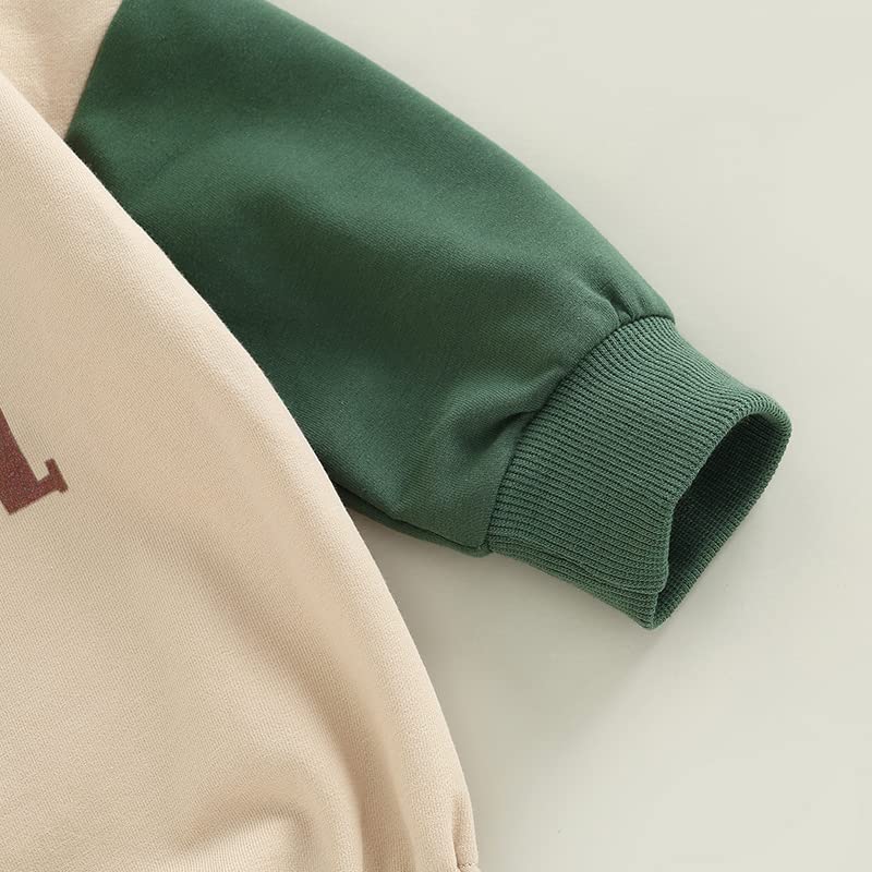 FYBITBO Thanksgiving Baby Girl Boy Outfit Turkey Pullover Sweatshirt Romper Long Sleeve Onesie Cute Fall Clothes4