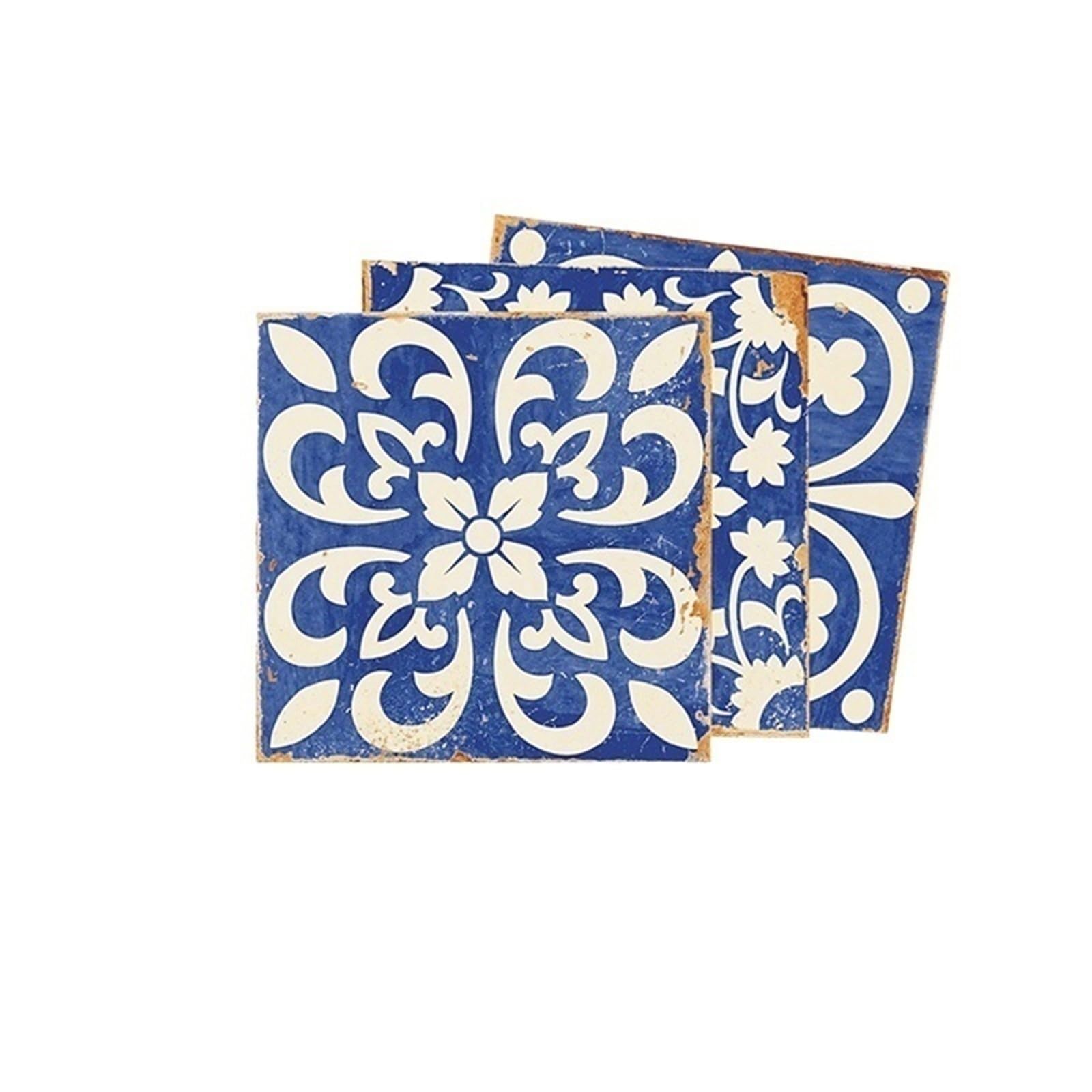 EJvkrbtx Tile Wall Stickers 24pcs Multicolor 10x10cm Peel and Stick Bathroom(Color 9)