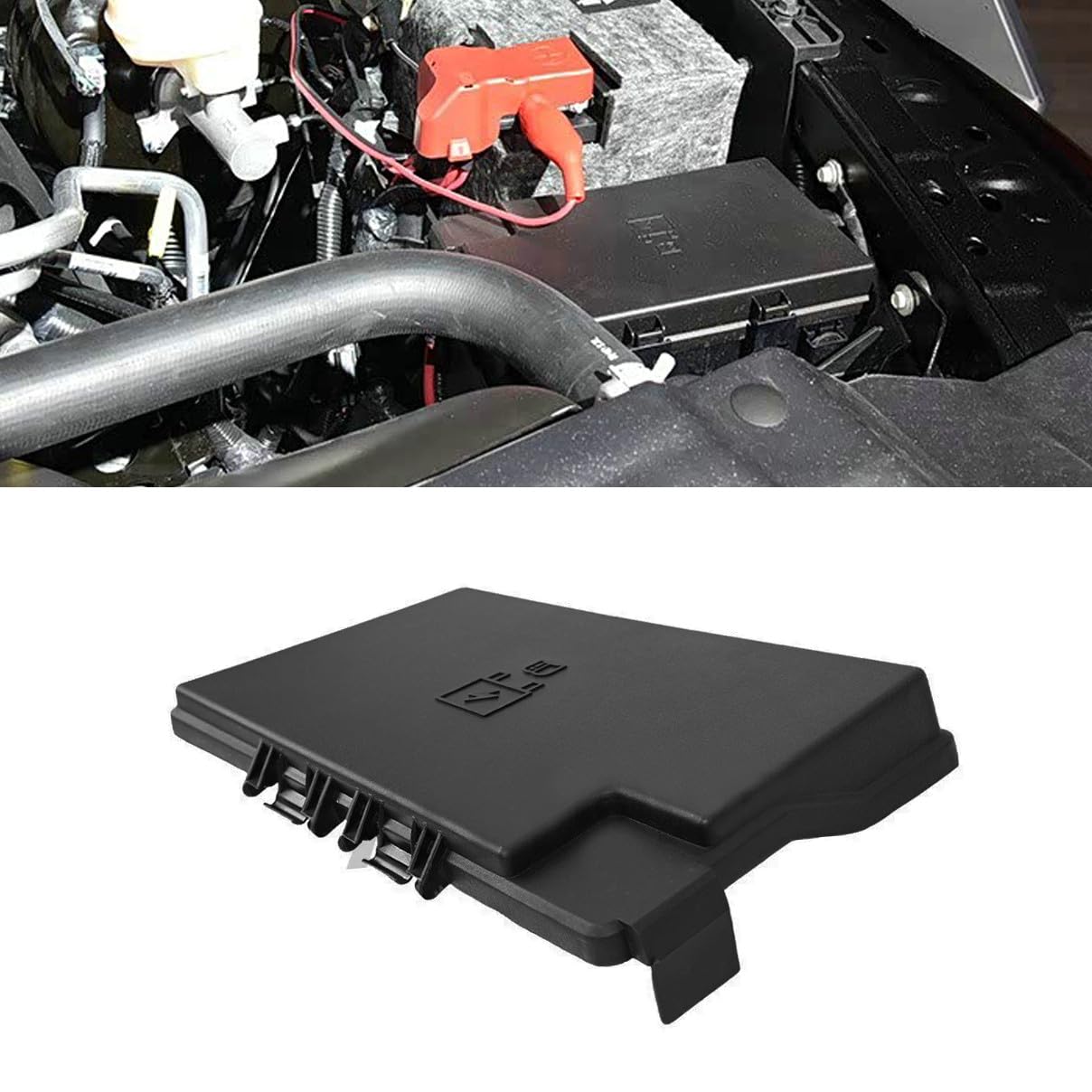 Fuse Use Relay Box Cover Lid for Dodge Ram 1500 2500 3500 4500 5500 2013 2014 2015 2016 2017 2018, Replacement 68202821AA