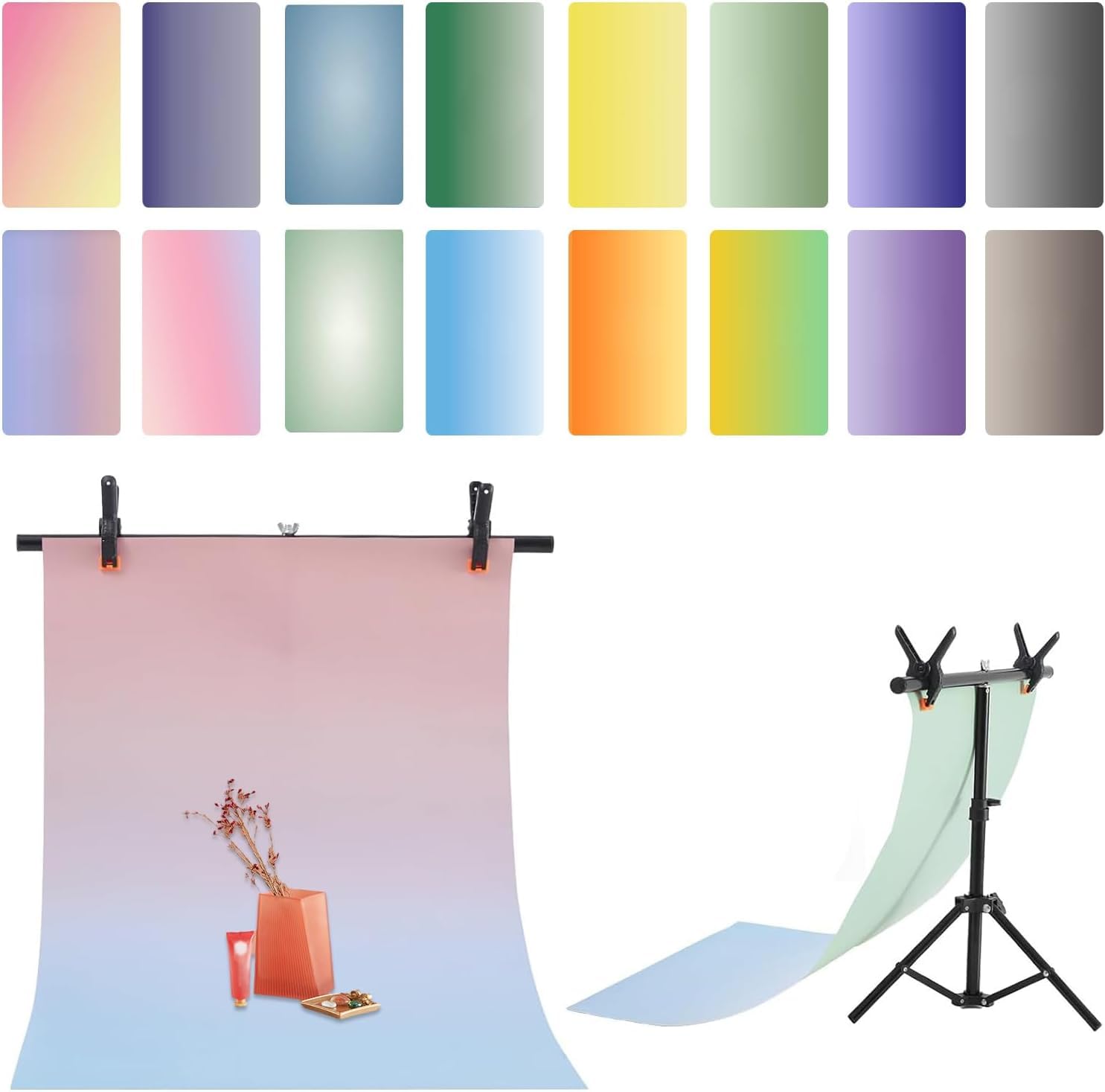 ZUOMIDIE 8 papeles Morandi Photo Tabletop Backdrops para Food Jewelry, Pastry, 34 x 22 pulgadas, resistente al agua, reutilizable, con soporte de doble cara