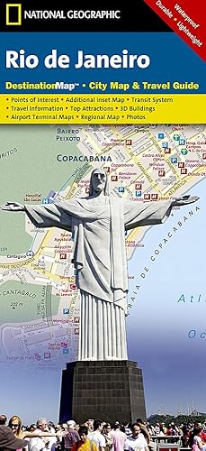 Rio de Janeiro Map (National Geographic Destination City Map)