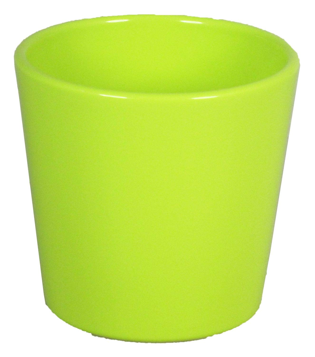 Vaso decorativo, verde mela, plastica, 20cm H35cm