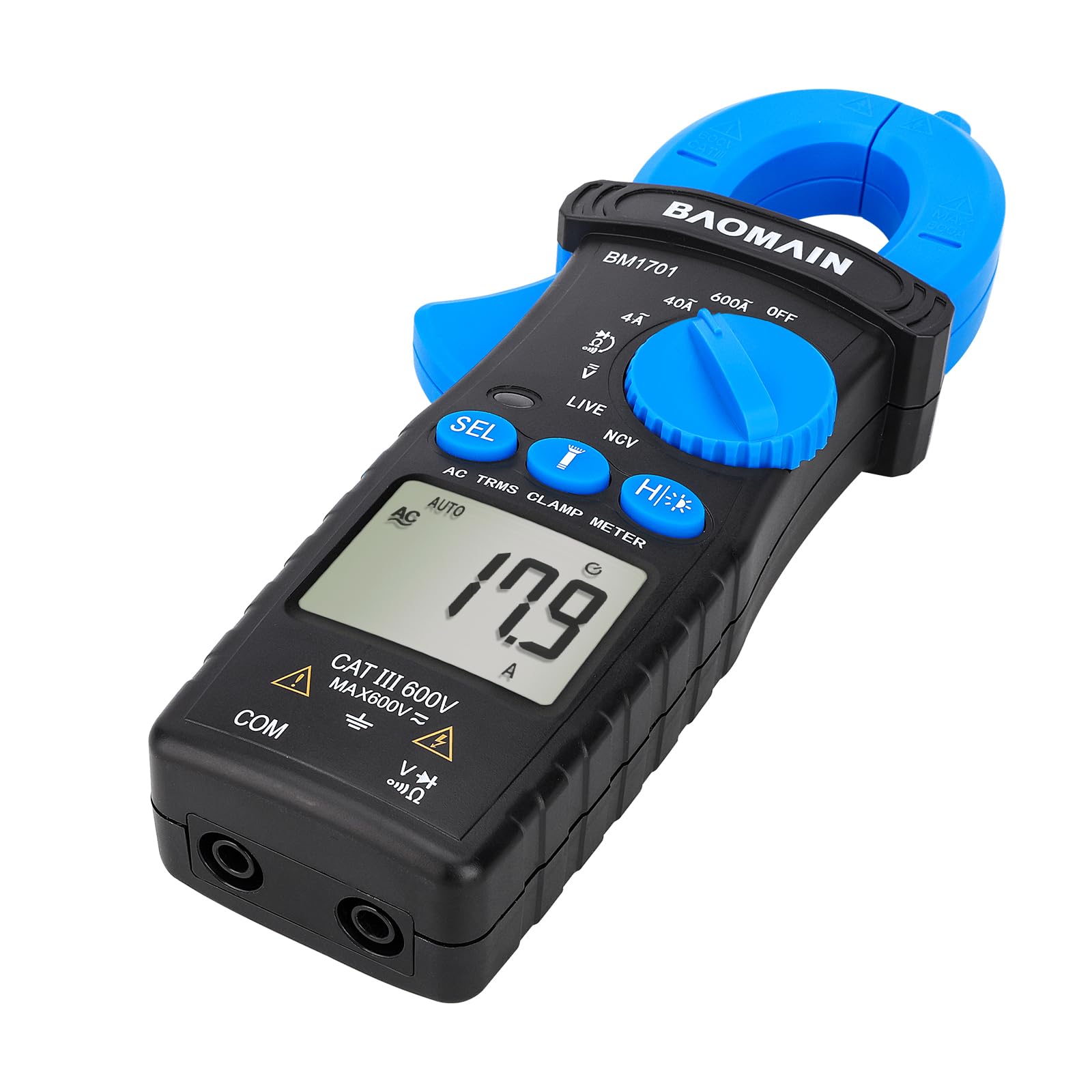 BAOMAIN Digital Clamp Meter 4000 Counts AC Current AC/DC Voltage BM1701 — Amazon image 10