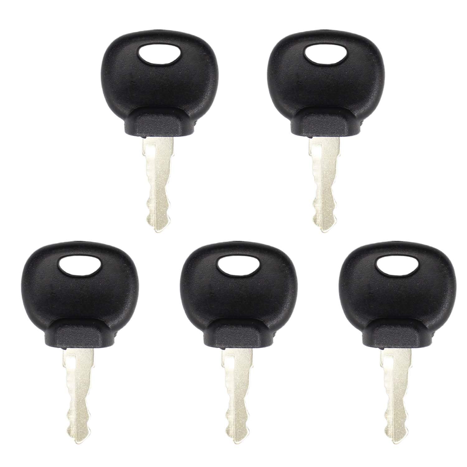 Powkos Ignition Key 5PCS Compatible with Moffett Truck Mounted Forklift Replaces 757.22230 75722230