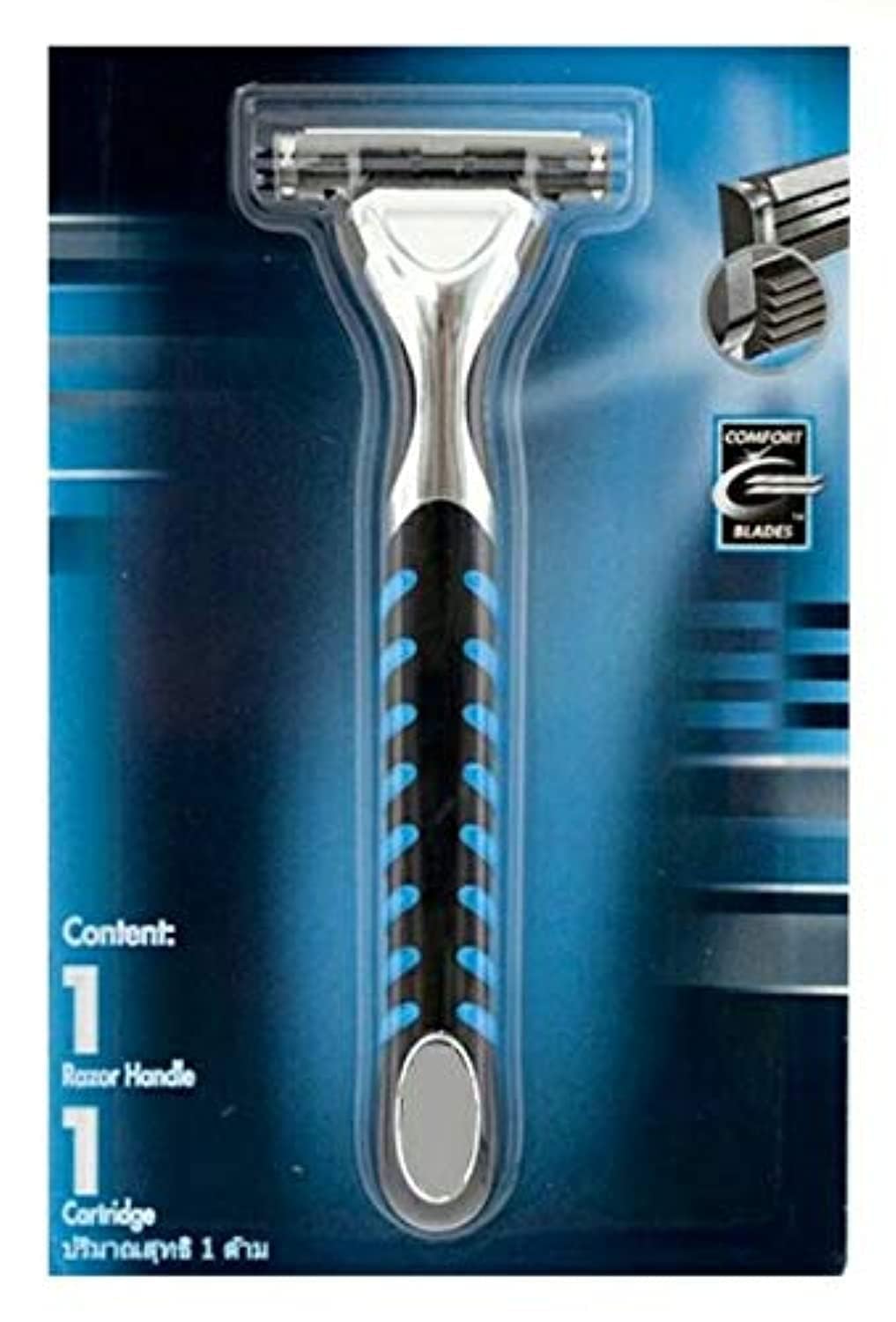 Men Sensor Razor Handle Compatible For Sensor 3 And Sensor Excel Blade With One Sensor Cartridge Blade.