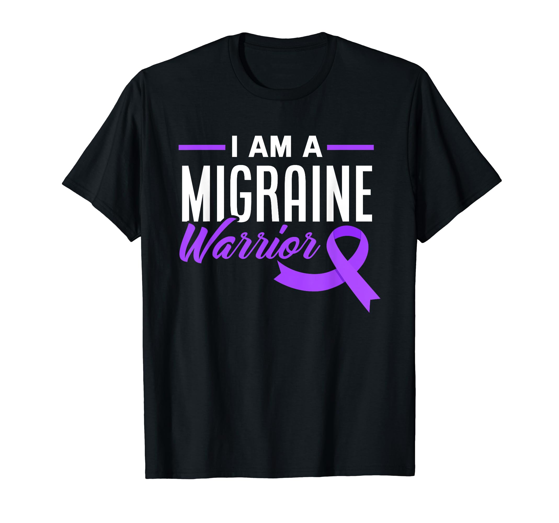 Migraine And Headache Awareness Apparel & GiftsI Am A Migraine Warrior Migraine Headache Awareness T-Shirt