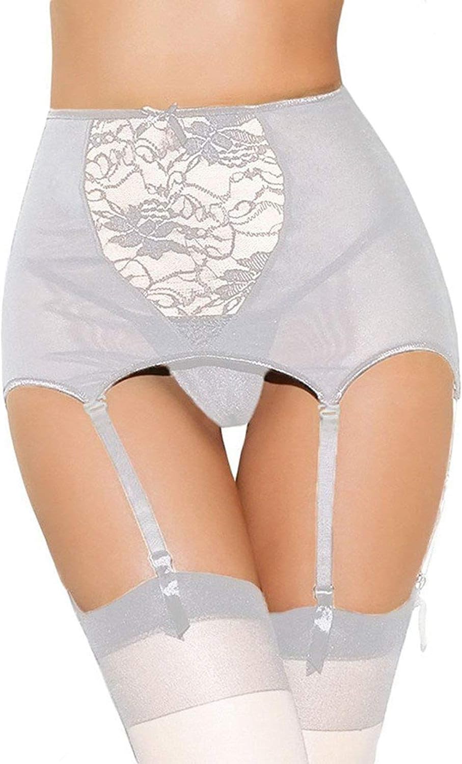 EstanlaWomen's Sexy High-waisted Hollow-out Lace Garter Belts