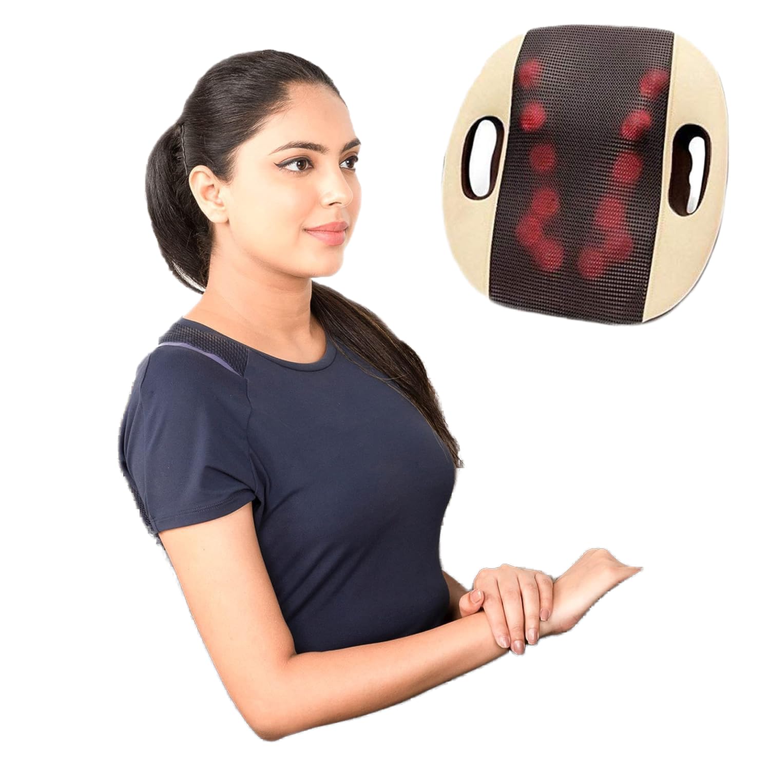 Arg Health care Blueidea 12 Rubbing Balls Back Portable Cushion