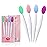 Lip Brush Tool,Double-Sided Silicone Exfoliating Lip Brush (4 Colors)